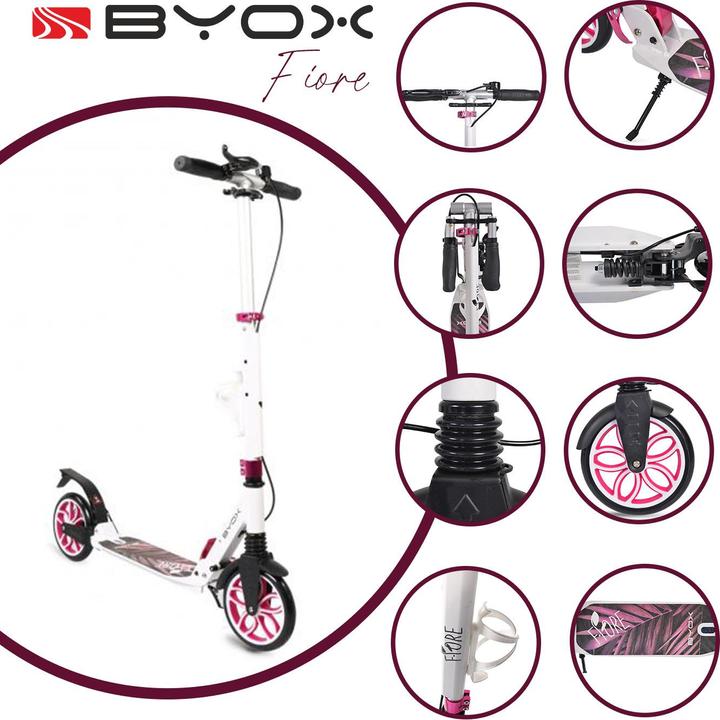 Actual product image Byox Kindrroller Fiore foldable brake