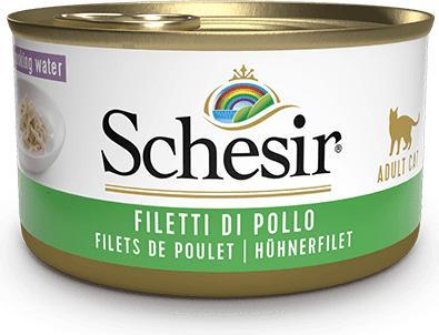 Actual product image Schesir Wet cat food - Natural Chicken Fillets (Adult, 1 pcs., 85 g)