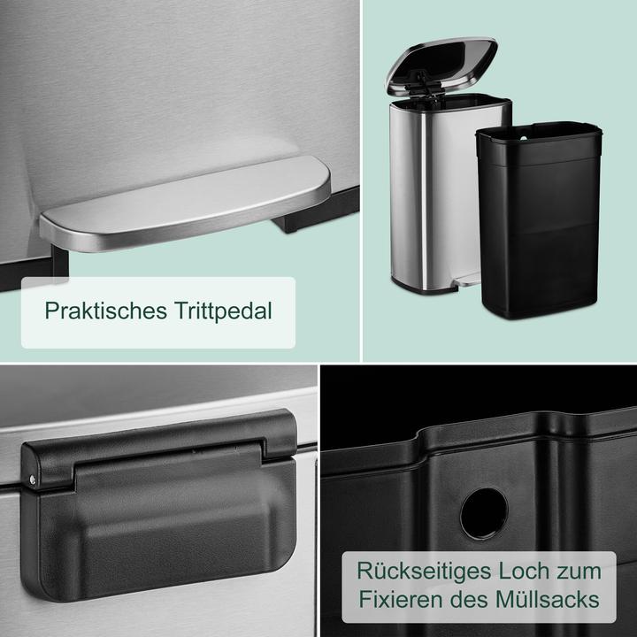 Produktbild Relaxdays Mülleimer Küche (50 l)