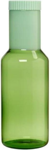 Actual product image Design Letters Carafe Tube en verre 1 L Green (1 l)