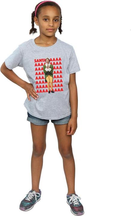 Produktbild Elf Buddy Santa Scream TShirt Mädchen (128)