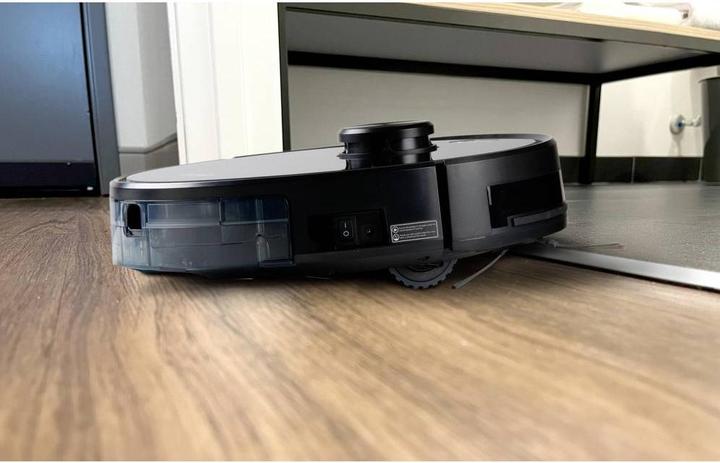 Actual product image Domo DO7298S Robot Vacuum and Mop Black App controlled, remote controlled, with wis (Vacuum mopping robot)