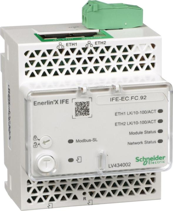 Actual product image Schneider Electric IFE Ethernet communication module Gateway LV434002