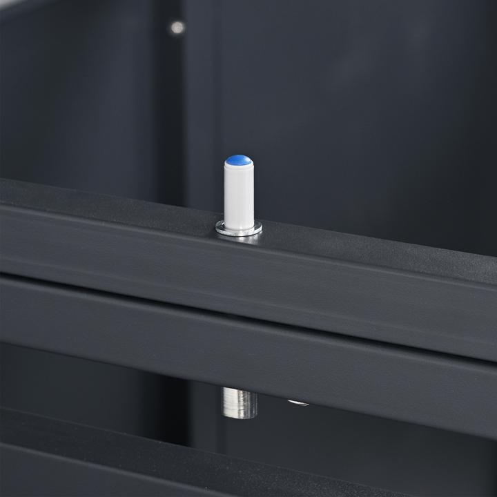 Immagine prodotto Axi Contenitore per rifiuti Lucas in metallo antracite/legno 3x 240L