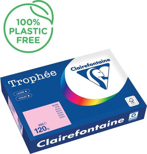 Actual product image Clairefontaine Copy paper Trophée pink DIN A4 120 g/m² 250 sheets (120 g/m², A4)