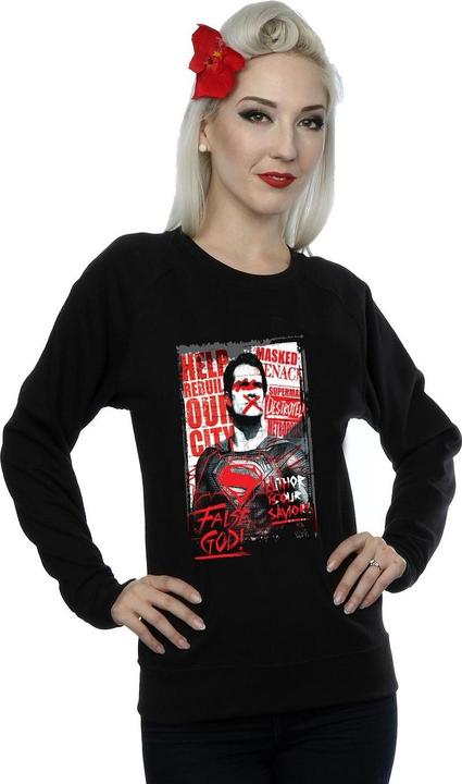 Image du produit - Sweat BATMAN SUPERMAN FALSE GOD - Femme (XS)
