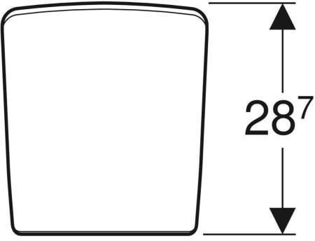 Image du produit Geberit Couvercle d'urinoir PAREO