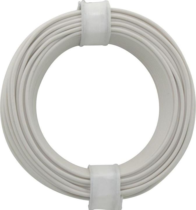 Produktbild Donau Kupferschalt-Litze 10m Weiss (10 m)