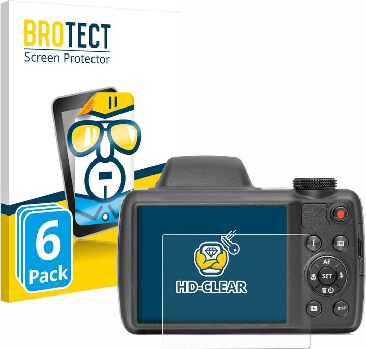 Pellicola Protettiva Brotect Per Olympus XZ-10 – 2 Pezzi, Trasparente, Anti-impronta, Antigraffio, Facile Installazione Senza Bolle – Made In Germany - 3
