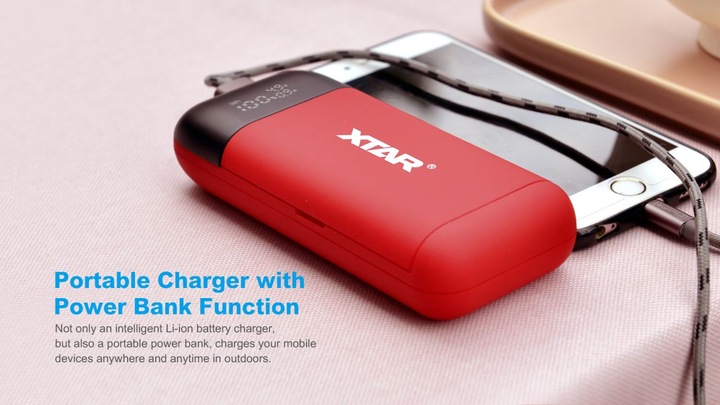Immagine prodotto Xtar PB2S (1 pz., 18650, 20700, 21700, Caricabatterie senza batteria)