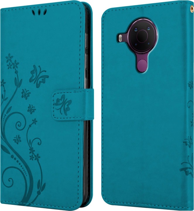 Actual product image Cadorabo Flower Book cover (Nokia 5.4)