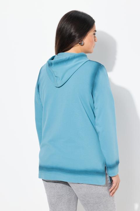 Produktbild Ulla Popken Hoodiejacke, Spray-Effekt, Kapuze, Langarm (46, 48)