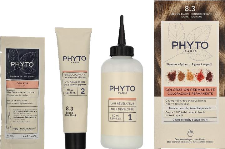 Actual product image Phyto Phytocolor Kit 8.3 (8.3 Blond Clair Doré)