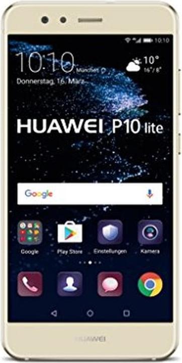 Huawei P10 Lite (32 GB, Platinum Gold, 5.20", Hybrid Dual SIM, 4G)