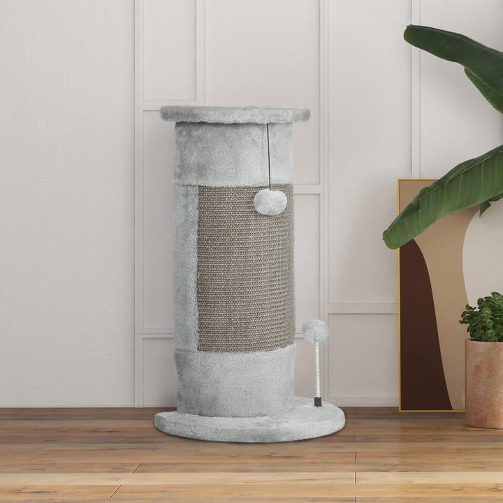 Actual product image PawHut Scratching post (58 cm, Grey)