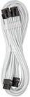 CableMod C-Series Pro ModMesh Bridged Anschlusskabel - 8+8-Pin PCIe, weiss, 60cm