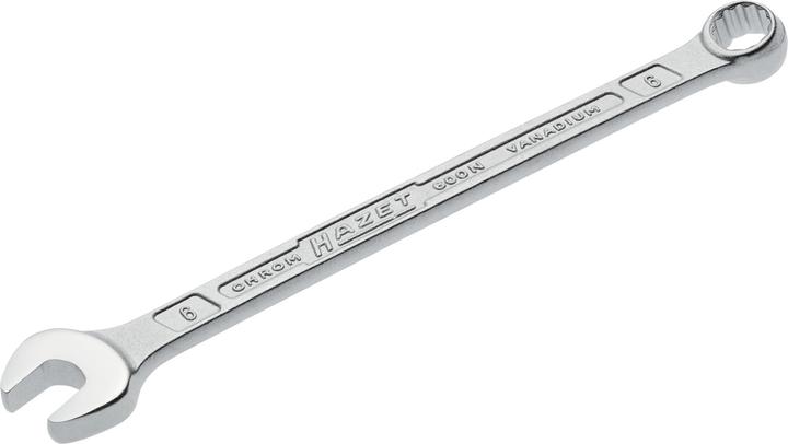 Produktbild HAZET Ring-Maulschlüssel 600N-6 ∙ Aussen Doppel-Sechskant-Tractionsprofil ∙ 6 mm (6 mm)