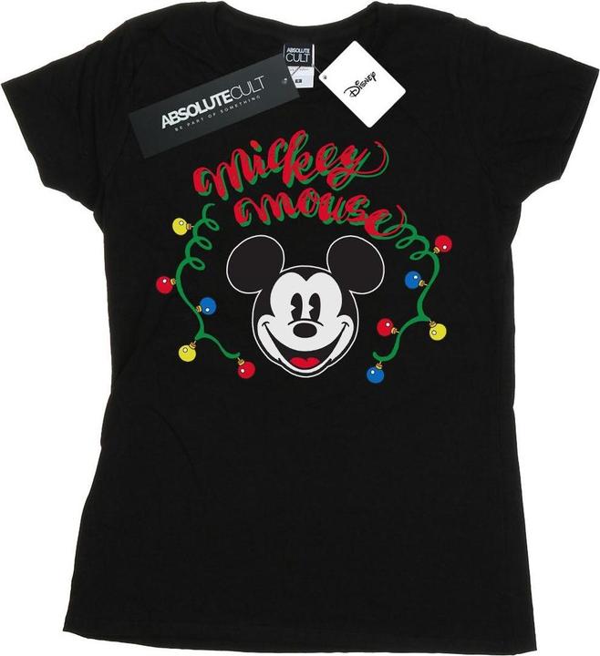 Produktbild Disney Mickey Mouse Christmas Light Bulbs TShirt (XL)