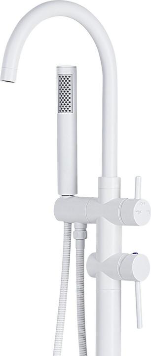 Produktbild Beliani Wannenarmatur freistehend matt weiss TUGELA