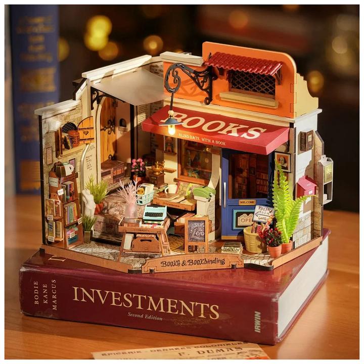 Produktbild Rolife Corner Bookstore - Miniaturhaus