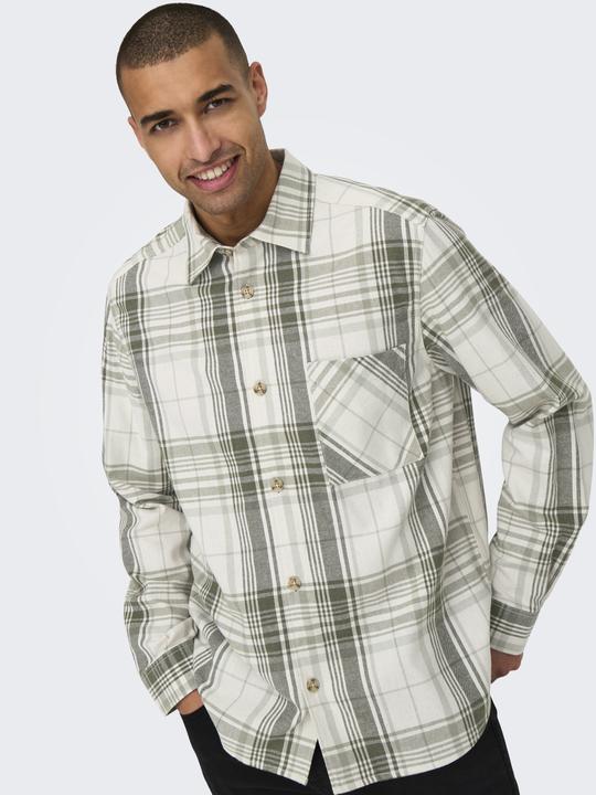Produktbild Only & Sons Normal geschnitten Hemdkragen Hemd Hemd (L)