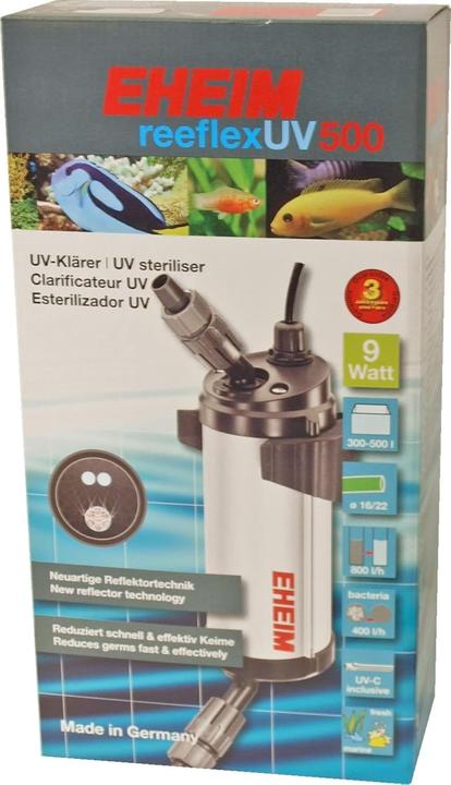 Image du produit Eheim ReeflexUV 500 (500 l, Filtres internes, Eau douce, Eau salée)