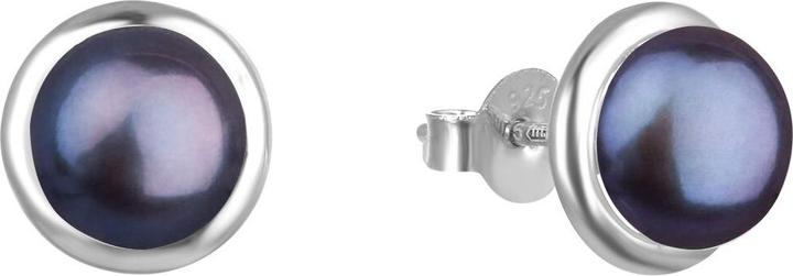 Immagine prodotto Beneto Eleganti orecchini in argento con perle scure AGUP2686P (L)