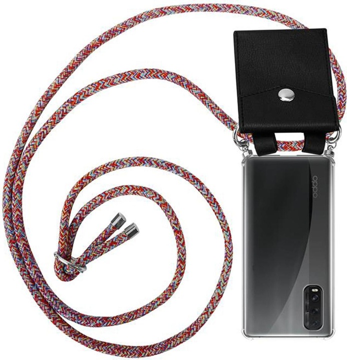 Produktbild Cadorabo TPU Handy Kette SILBER Cover