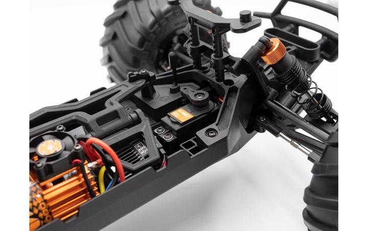 Produktbild Hobbytech Monster Truck Rogue Terra Brushed Orange, ARTR, 1:10 (ARR Almost-Ready-to-Race)