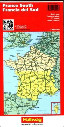 Actual product image France South Road Map 1:600 000
