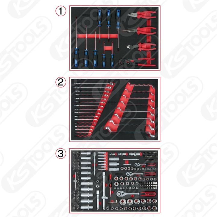 Actual product image KS Tools Universal System Inserts Set