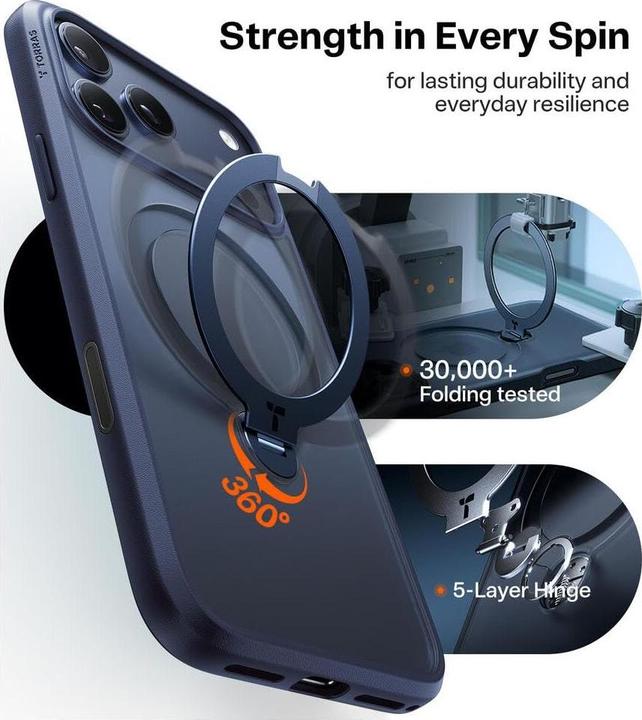 Produktbild Torras Ostand Spin Series Iphone 17 (Apple iPhone 17 Pro Max)