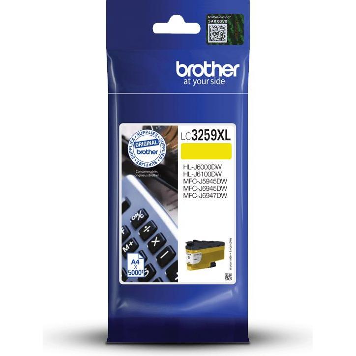 Brother, Druckerpatrone, 5000-page Yellow High Yield Ink Cartridg - Original - Tonereinheit (Y)