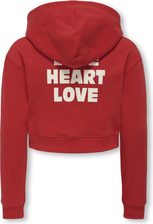Produktbild Only Normal geschnitten Rundhals Gerippte Ärmelbündchen Tief angesetzte Schulter Sweatshirt Sweatshirt (110, 116)