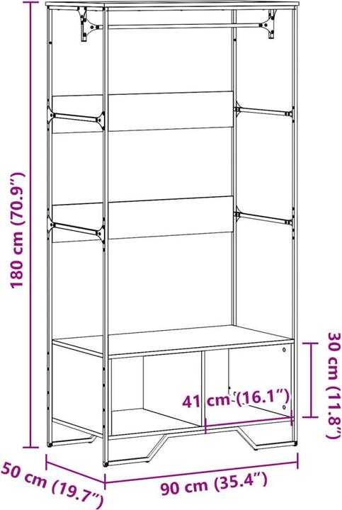 Image du produit vidaXL Kleiderschrank