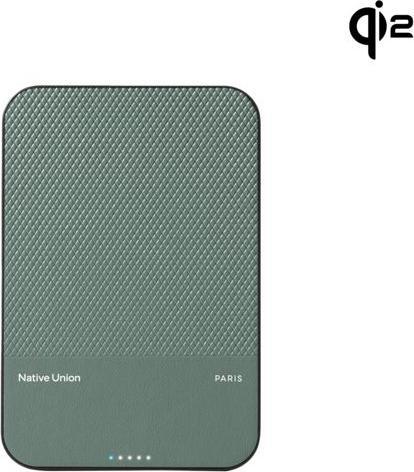 Image du produit Native Union (Re)Classic Qi2 Power Bank - Magnetische Powerbank 5000 mAh MagSafe (5000 mAh, 20 W)