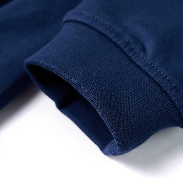 Produktbild vidaXL Kinder-Pulloverkleid Marineblau 92,Material: 95 % Baumwolle (92)