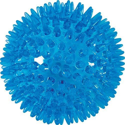 Produktbild Zolux Toy TPR Pop ball with spikes 13 cm turquoise (Ballspielzeug Hund)