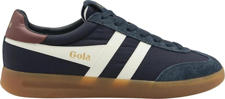 Gum, Navy, Off White, Red Ochre