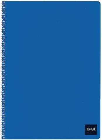 Actual product image Elco Notebook with spiral binding 17.5 cm x 22 cm, 10 pieces (17.5 x 22.2 cm, Checked, Soft cover)