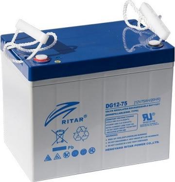 Produktbild Ritar GEL Batterie DG12-75 (12 V, 75 Ah)