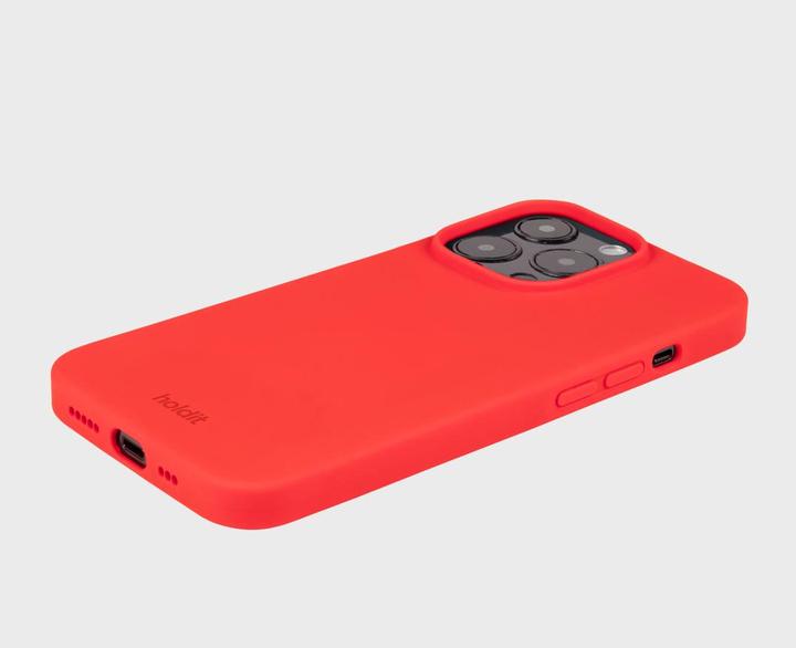 Actual product image Holdit Back Cover Silicone iPhone 14 Pro Chili Red (Apple iPhone 14 Pro)