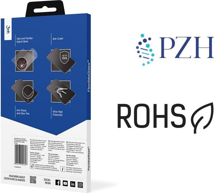 Produktbild 3MK hybrid glass Flexible 2.5D for iPhone 13 Mini (1 Stück, Apple iPhone 13 mini)