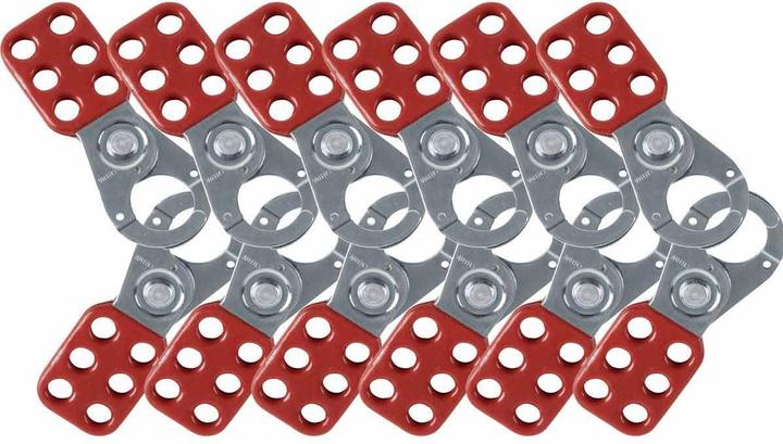Produktbild Brady Lockout Verriegelungssysteme (Mehrfach-Schliessbügel), 25 mm, Rot (12 Stück/Packung) (805840)