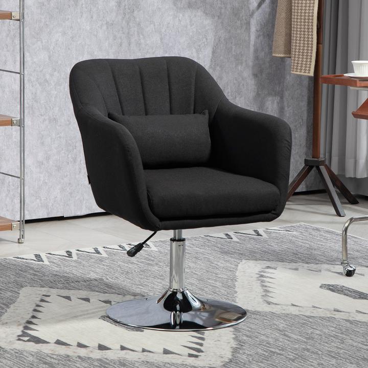 Produktbild Homcom Sessel Polyester Schwarz