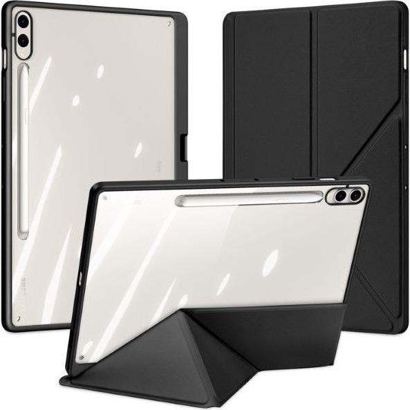 Thumbnail - Dux Ducis Magi Series Bookover (Galaxy Tab S9+, Galaxy Tab S9 FE+), Tablet Hülle, Schwarz