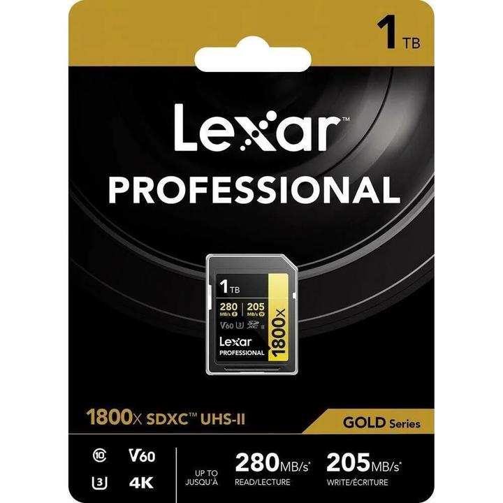 Actual product image Lexar Professional 1800x (1000 GB, SDXC, U3, UHS-II)