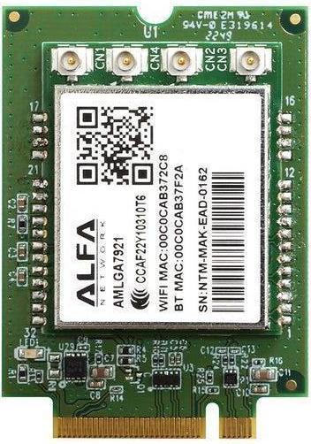 Immagine prodotto Alfa Network AWM27921U - Modulo WiFi 6/6e 2x2 + Bluetooth 5.2 Wireless USB M.2 (USB)