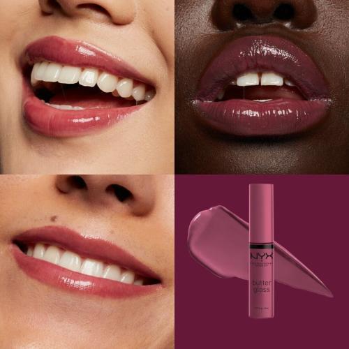 Actual product image NYX Professional Make-Up Butter Gloss (Cranberry pie)