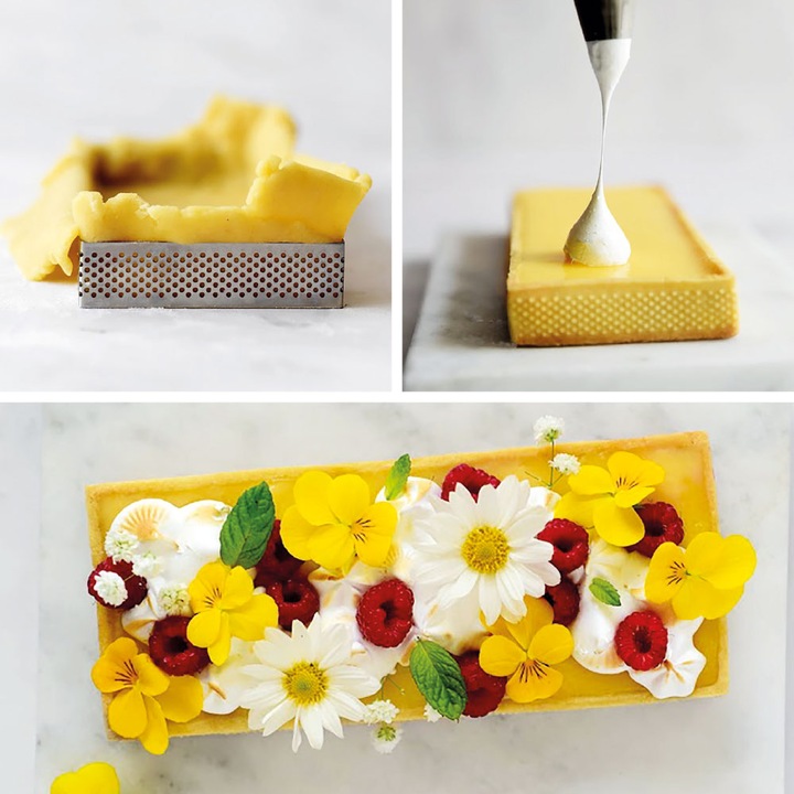 Actual product image Decora Perforated Rectangular Cake Ring